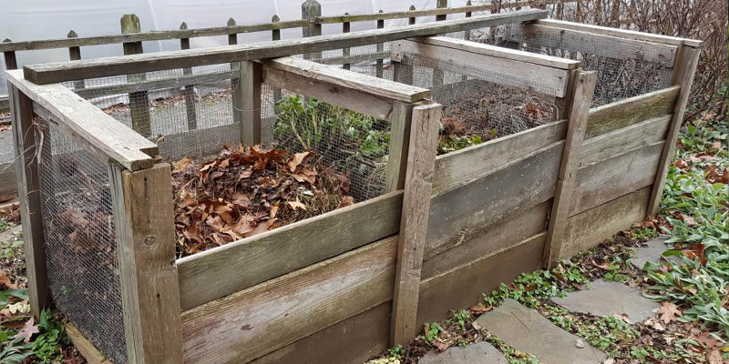 Home Made Wooden Compost Bins