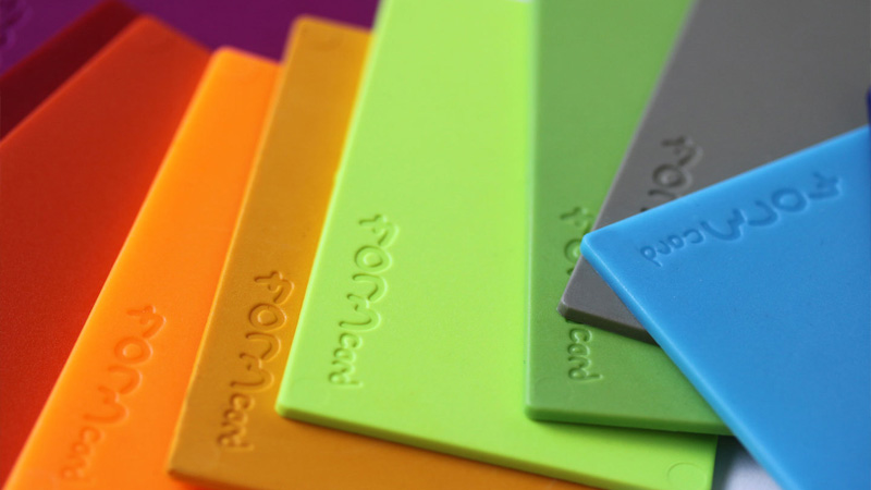 FORMcard Bioplastic Colour Selection