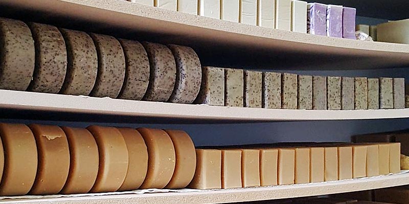 Solid Shampoo and Body Bars  on Shelves