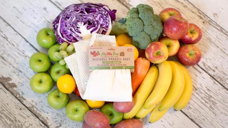 Reusable Produce Bags for grocery shopping