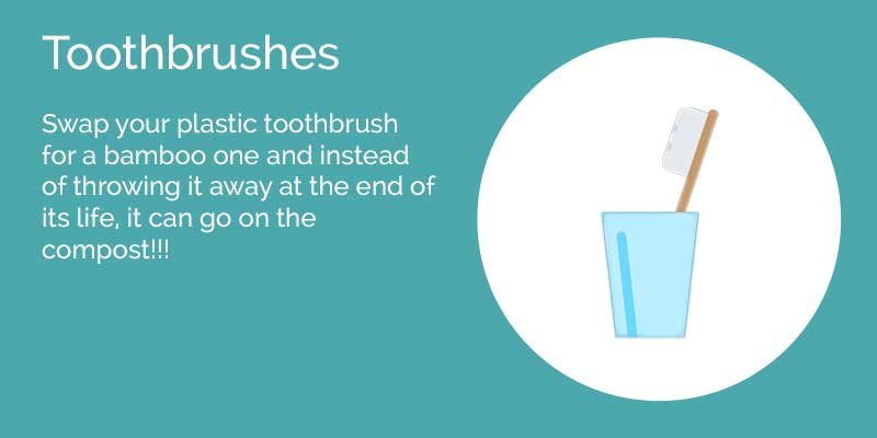 Bamboo toothbrush header