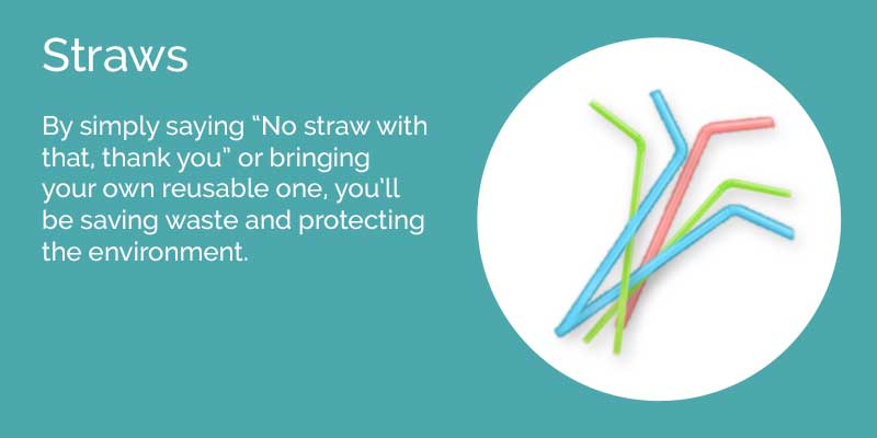 Refuse the straw