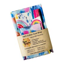 Set of 3-Watercolour Rainbows| Beeswax Wraps