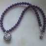 Amethyst Heart. Aroma Necklace Image