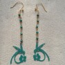 Turquoise Hummingbird Earrings Image