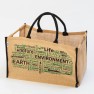 Jute Box Style Green Shopper Image