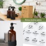 Amber Glass Reusable Bottles Pump & Spray 2 Pack Image