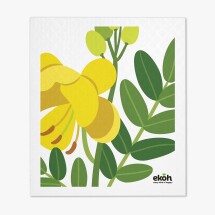Eco Dish Cloth - Compostable Sponge Cloth Cassia Flower Image